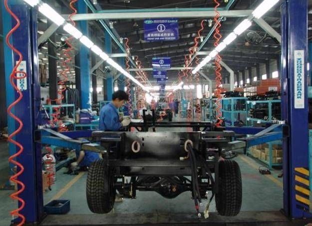 益高觀光車生產(chǎn)線